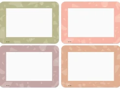 Terrazzo Tones Name Tags - Variety Pack