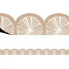 Terrazzo Tones Poms Scalloped Magnetic Border