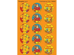 Thanksgiving Pumpkin-Scented Stickers