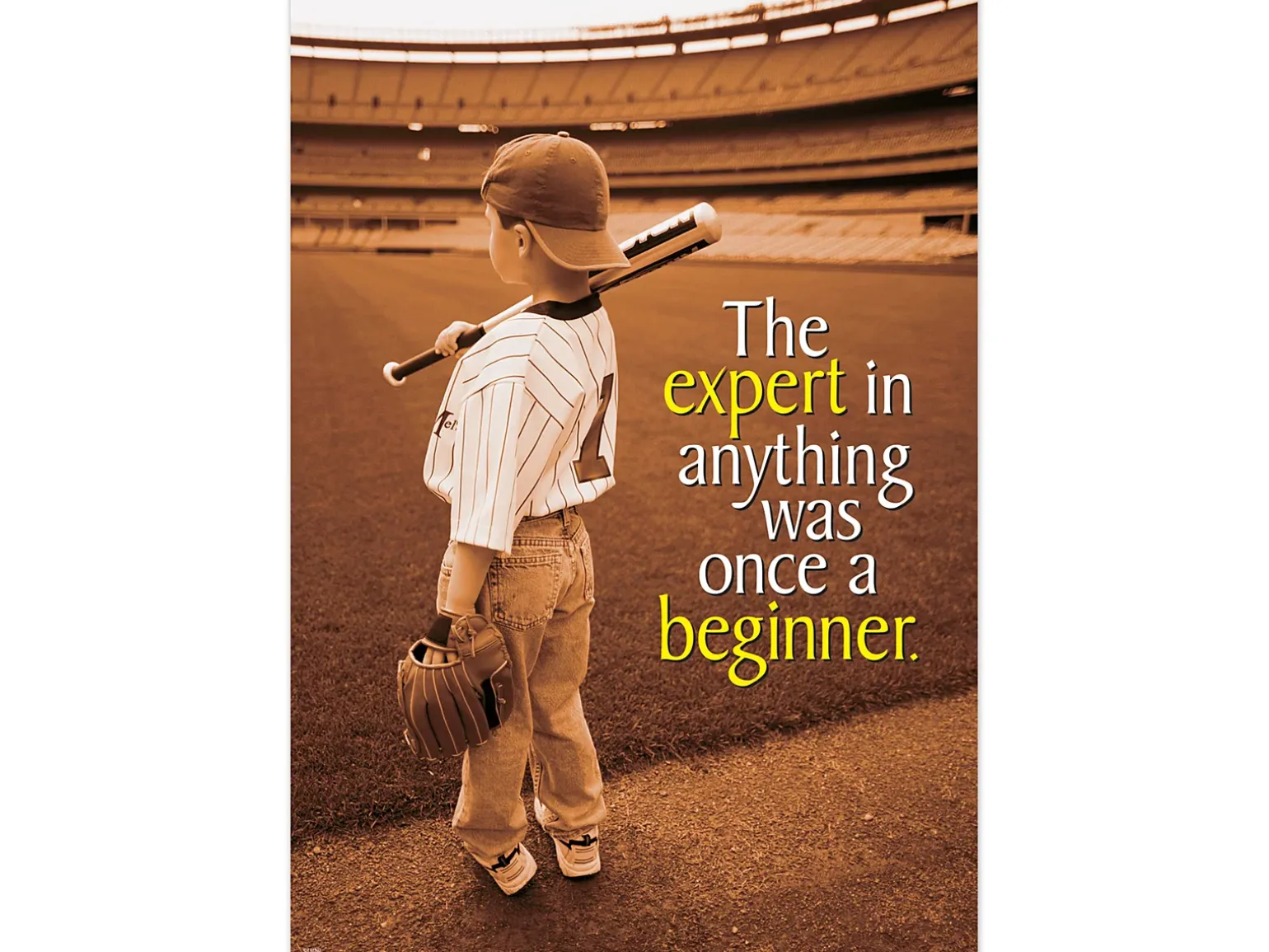 The Expert in Anything Was Once a Beginner Poster