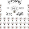 The World Needs Your Light Bulletin Board Set