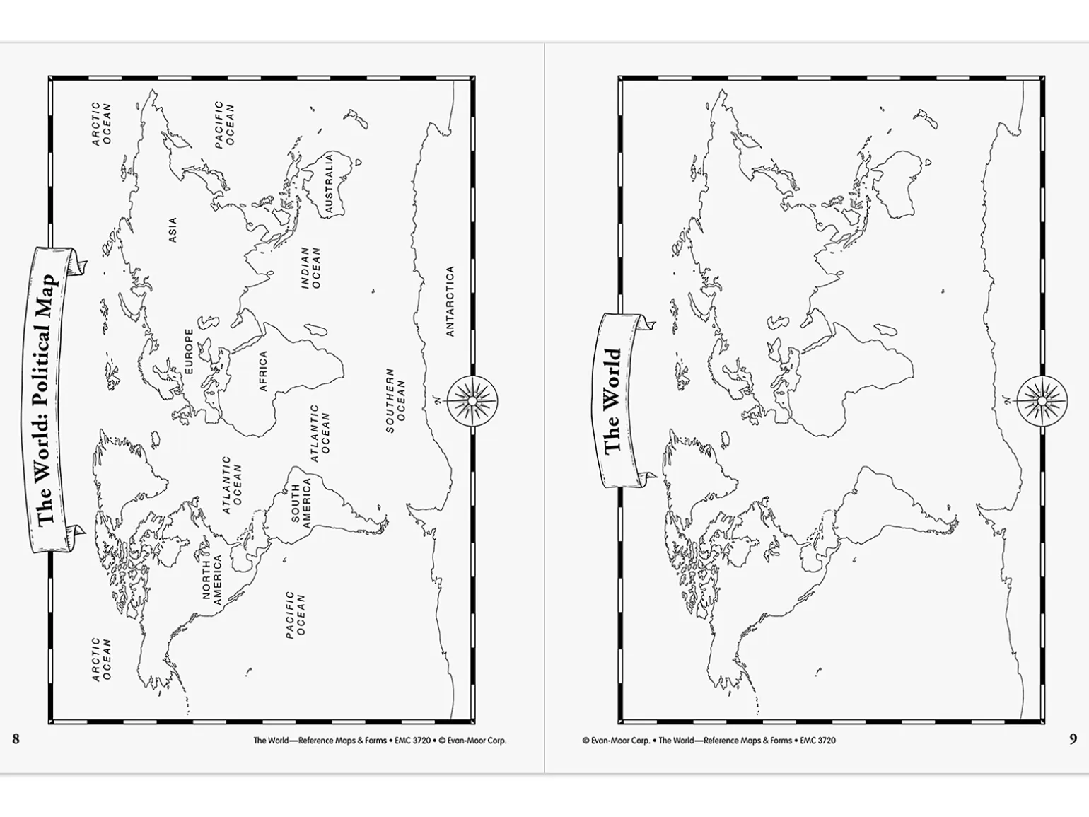 The World: Reference Maps & Forms Workbook