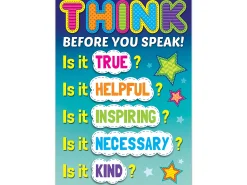 Think Before You Speak Poster