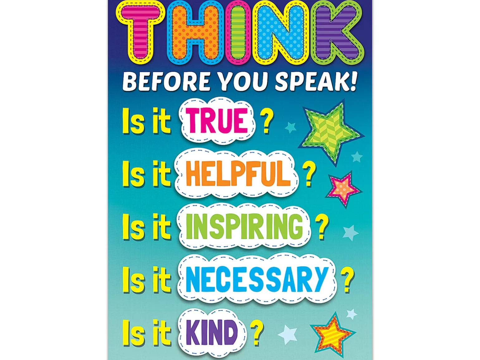Think Before You Speak Poster