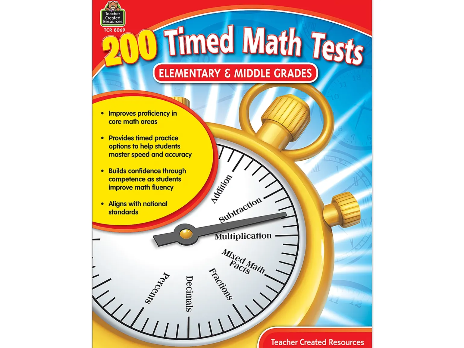 200 Timed Math Tests Workbook