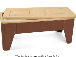 Toddler Two-Station Sand & Water Table - Natural Colors