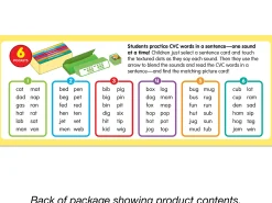 Touch & Read CVC Words Sentence Match