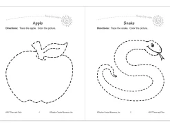 Trace & Color Activity Book