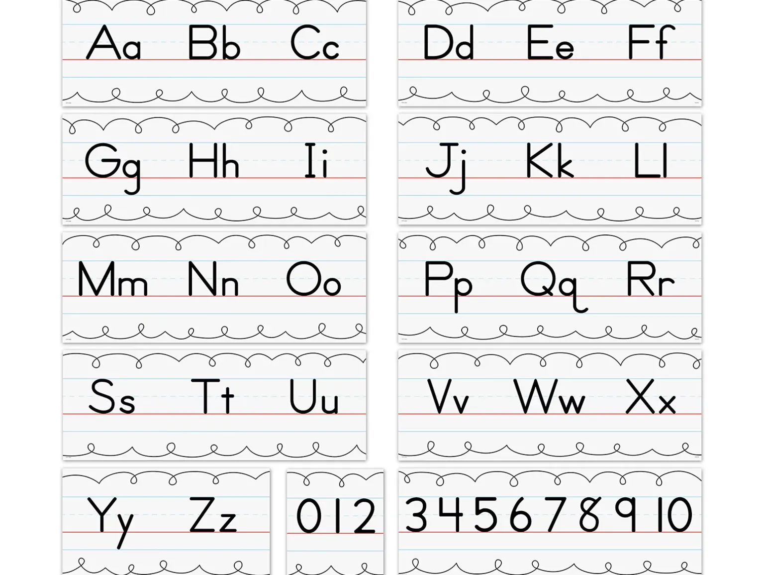 Traditional Manuscript Bulletin Board Set