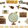 Travel the Map! Bulletin Board Set