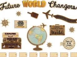 Travel the Map! Bulletin Board Set