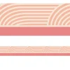 True to You Coral Wave Border