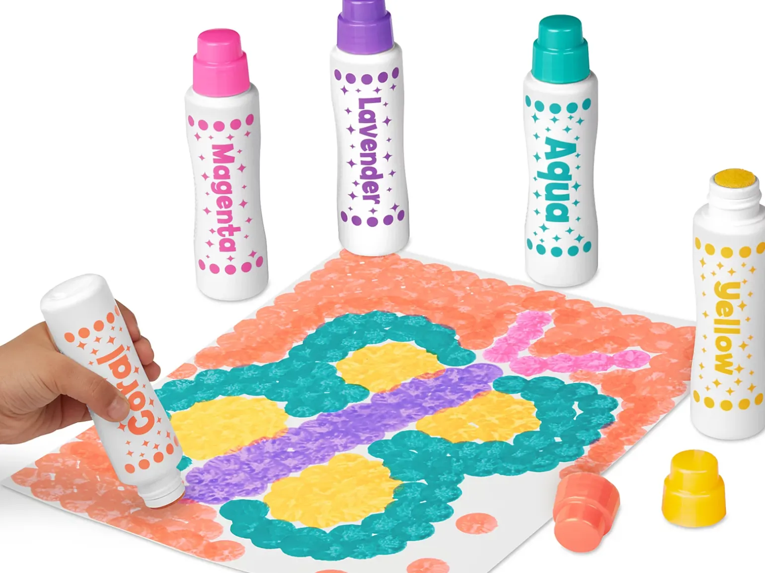 Ultra-Bright Shimmering Dot Art Painters - Set of 5