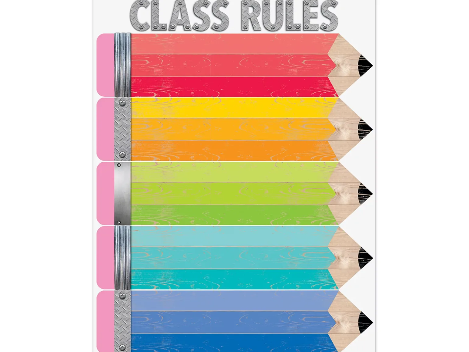 Upcycle-Style Classroom Rules Poster