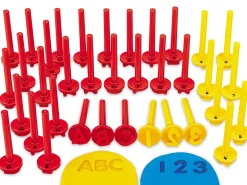 Uppercase Alphabet & Number Dough Stampers