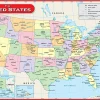 U.S.A. Map Poster