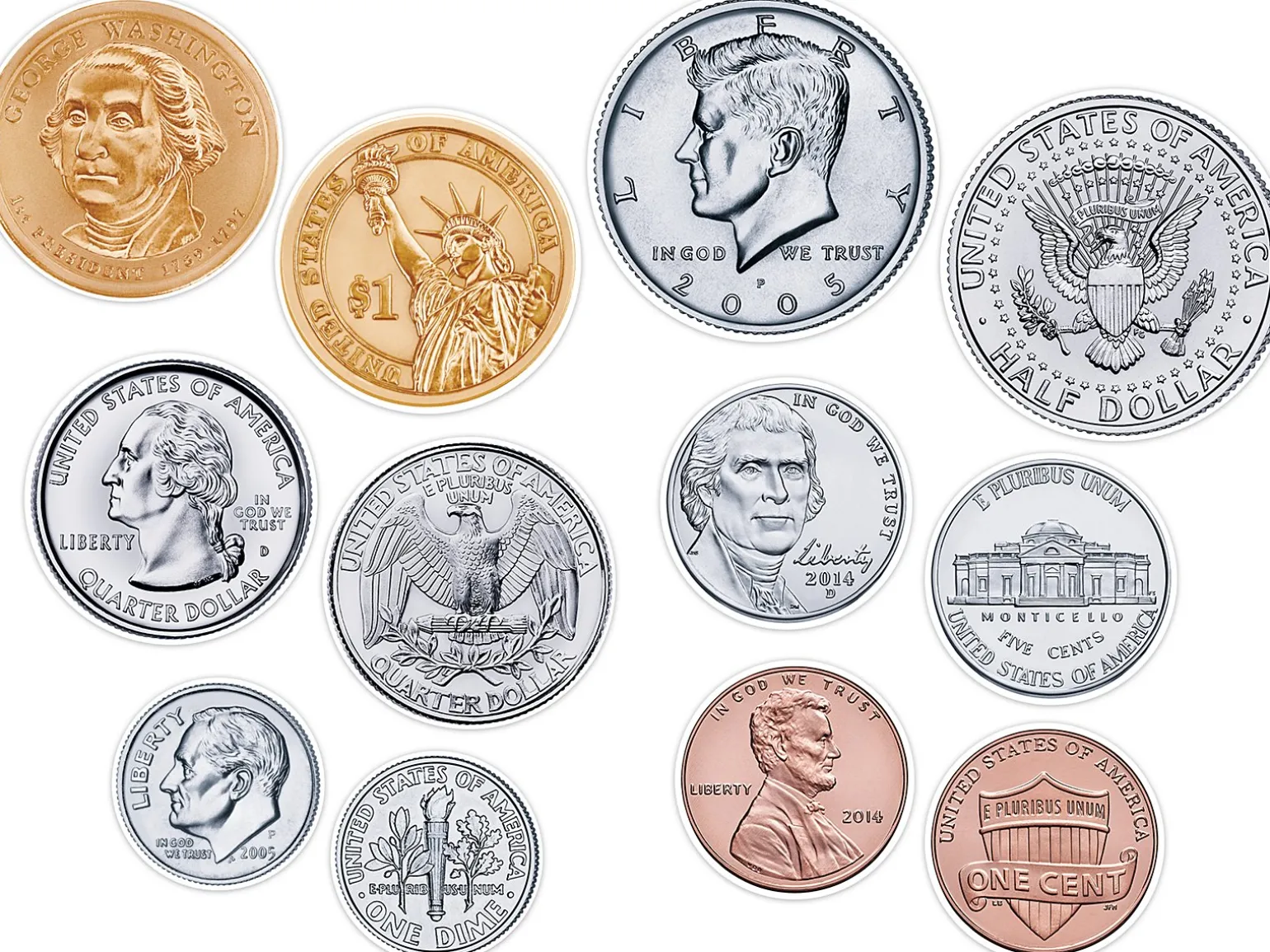 U.S. Coin Accents