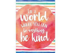 Watercolor Be Kind Poster