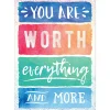 Watercolor You Are Worth Everything Poster