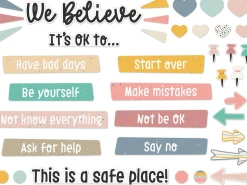 We Belong Motivational Bulletin Board Set