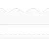 White Scalloped Border