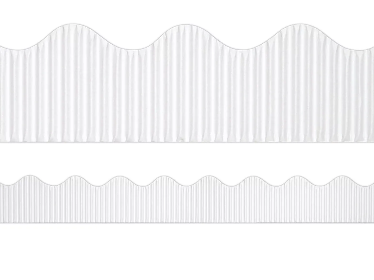 White Scalloped Bordette®