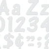 White 4" Self-Adhesive Punch-Out Letters