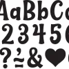 Wild Whimsy Black 4" Self-Adhesive Punch-Out Letters