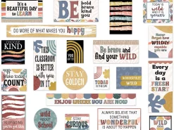 Wonderfully Wild Motivational Bulletin Board Set