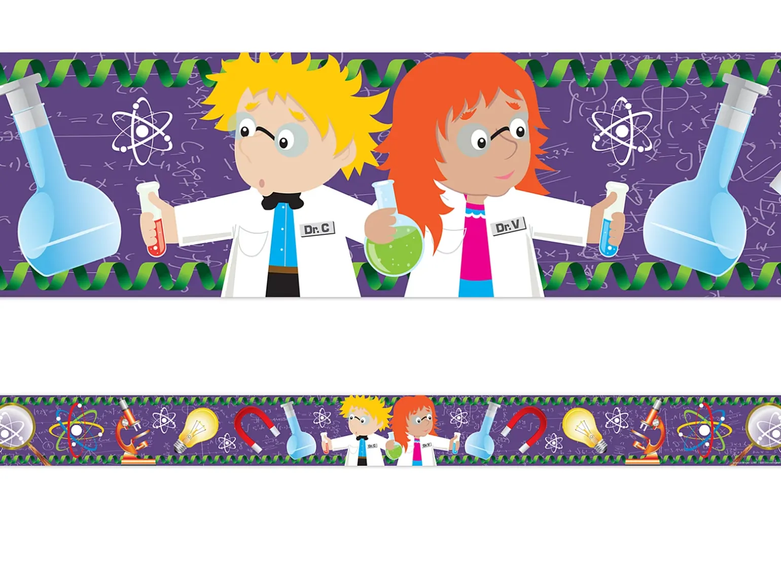 Wonders of Science Double-Sided Border