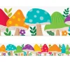 Woodland Friends Mushroom Border