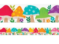 Woodland Friends Mushroom Border