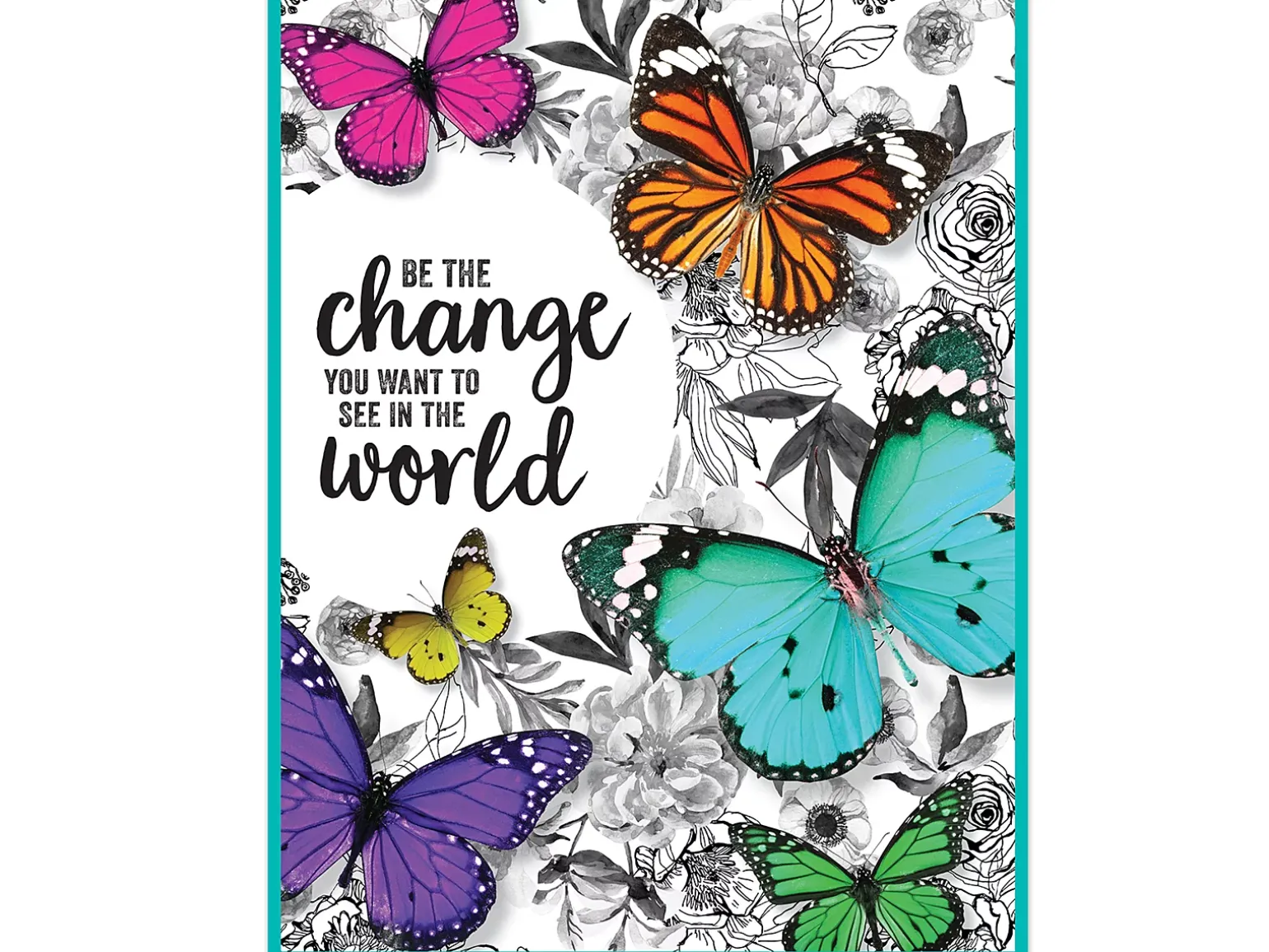 Woodland Whimsy Be the Change… Poster