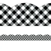 Woodland Whimsy Gingham Scalloped Border