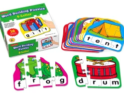 Word Building Puzzles - 4-Letter Words