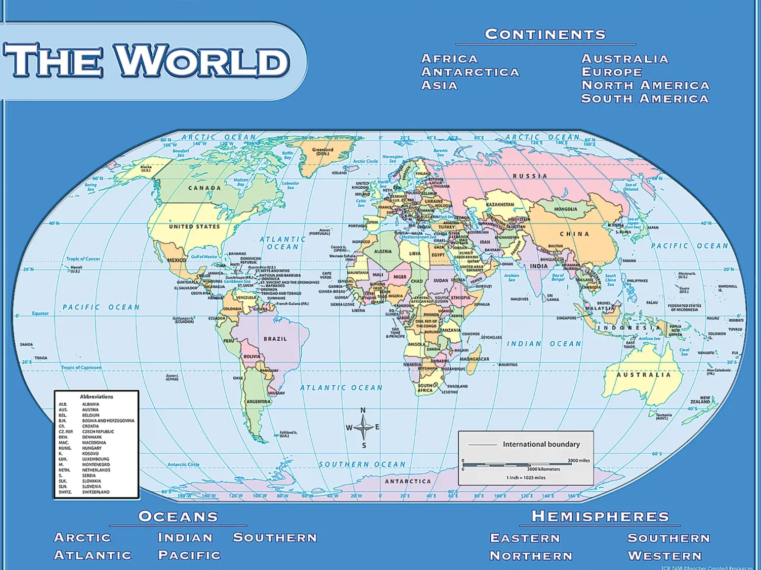 World Map Poster
