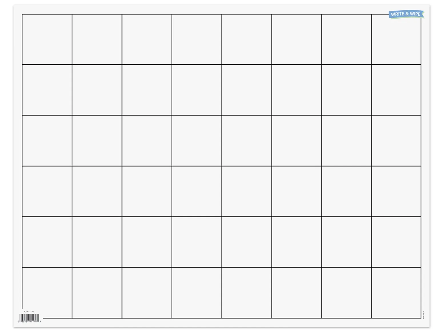 Write & Wipe Graph Page Poster