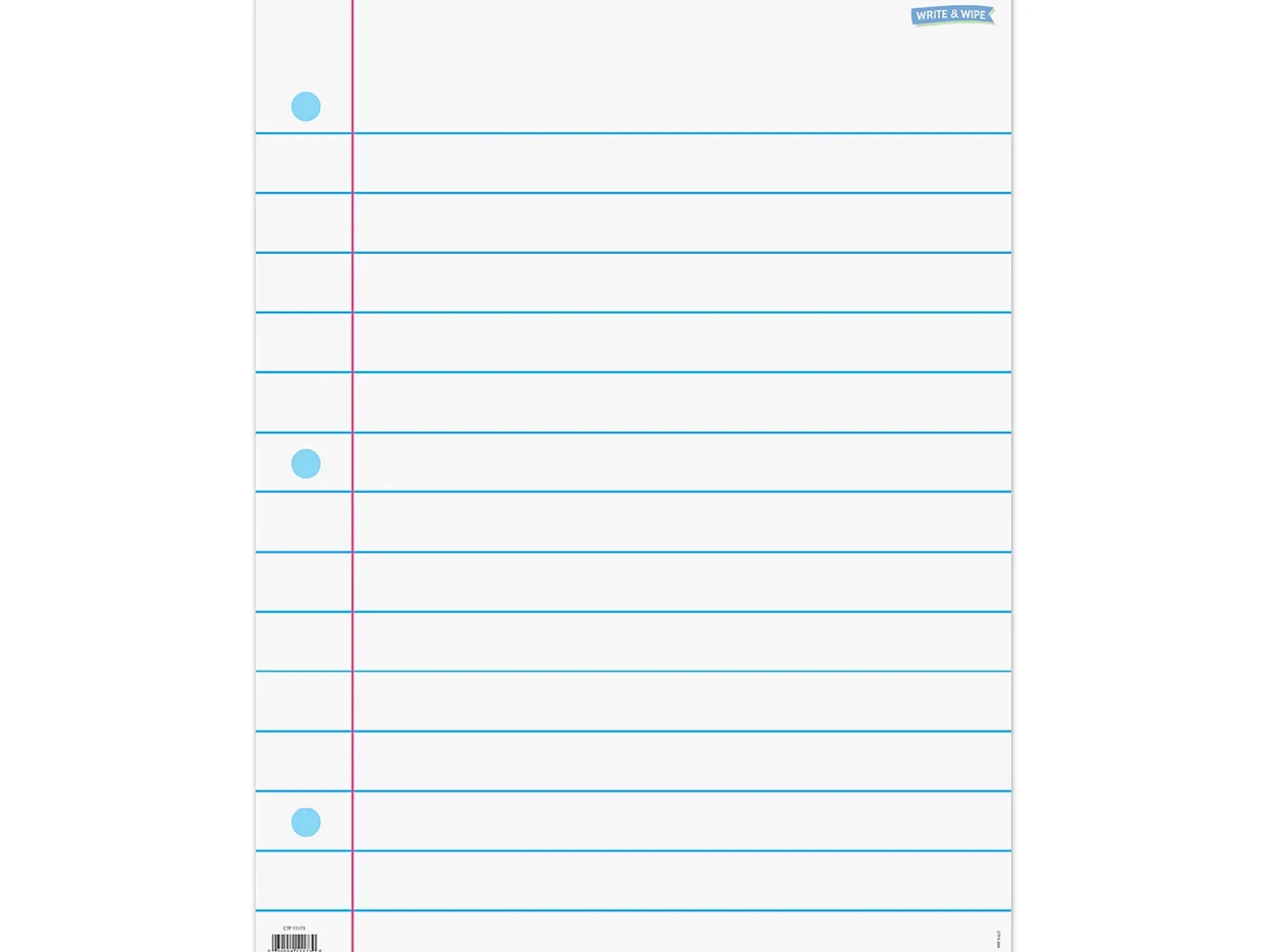 Write & Wipe Notebook Page Poster