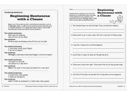 Writing Fabulous Sentences & Paragraphs Workbook