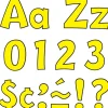 Yellow Playful 4" Punch-Out Letters