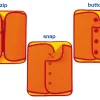 Zip, Snap & Button Dressing Frames